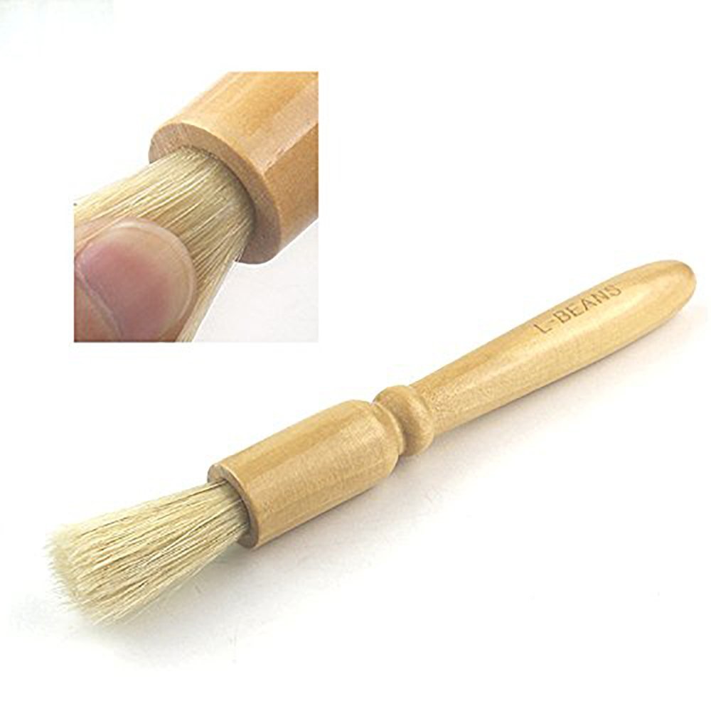 18cm Coffee Grinder Cleaning Brush,2PCS Grinder Brush, Natural Wood