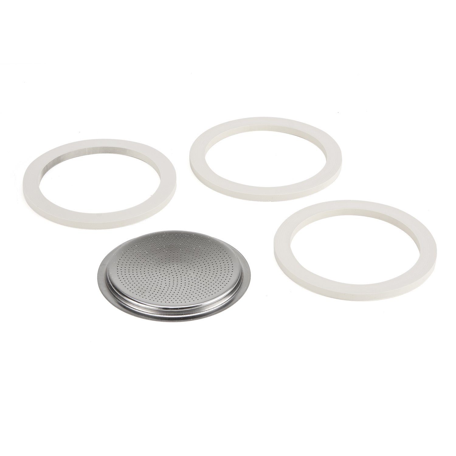 Bialetti Stainless Steel Gasket Filter Plate Replacement Parts, 6Cup