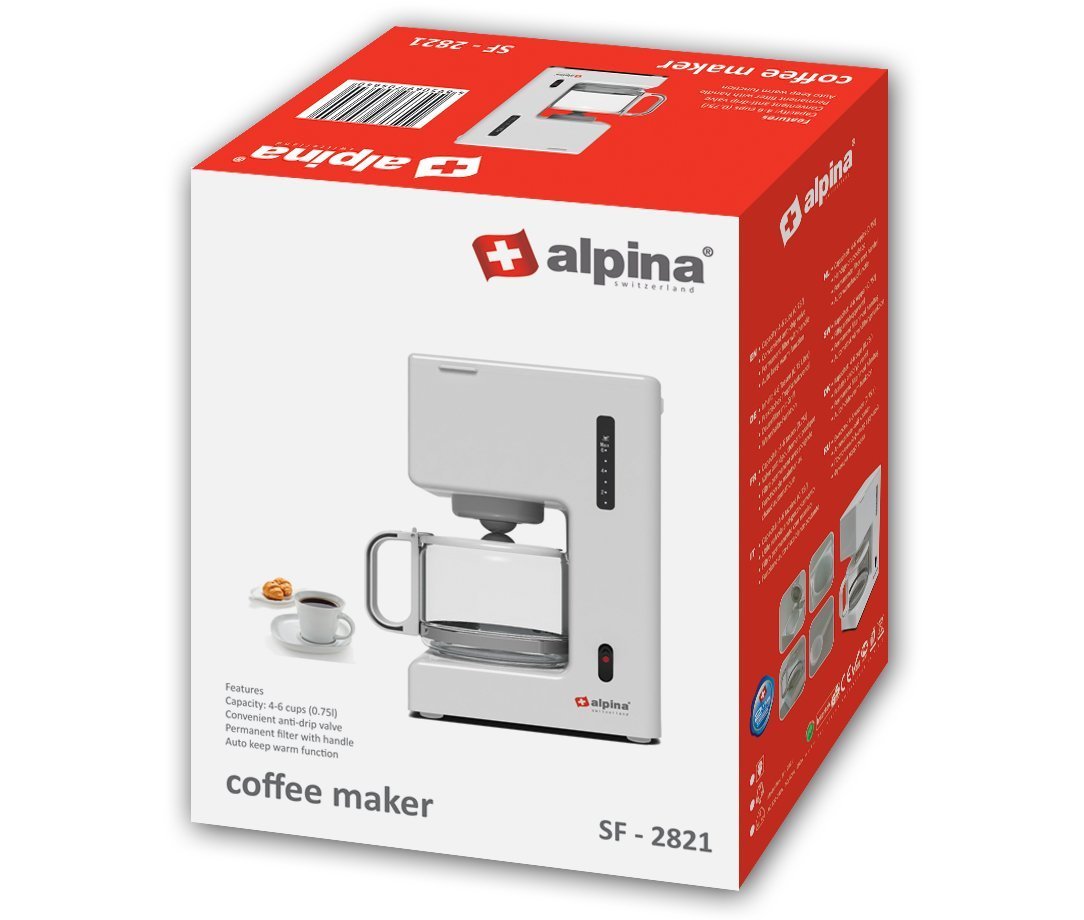 Alpina SF2821 Coffee Maker 46 Cups 220 Volts 50 Hz Not For USA N3