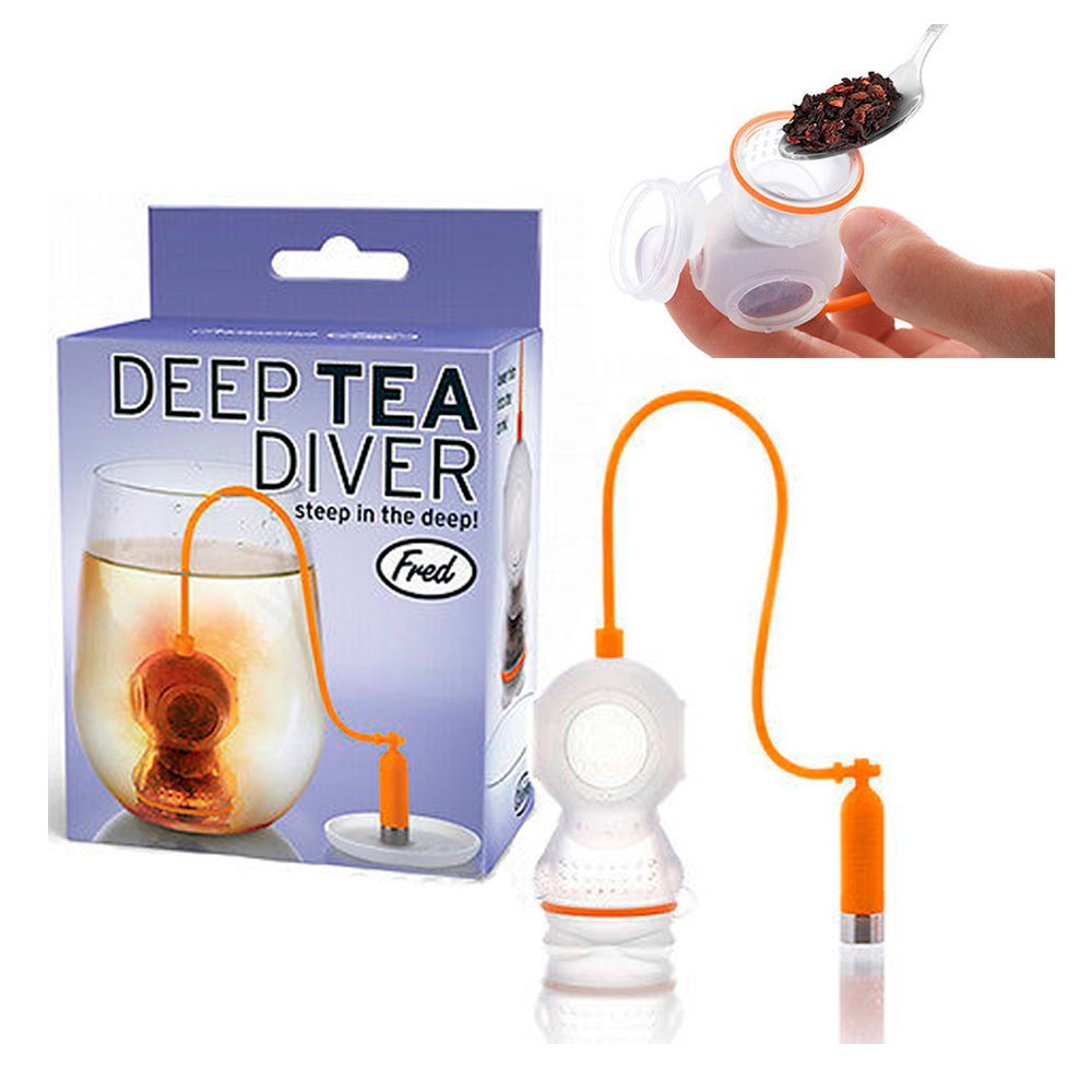 Deep Tea Diver Infuser Loose Leaf Strainer Bag Mug Filter Spice Fred