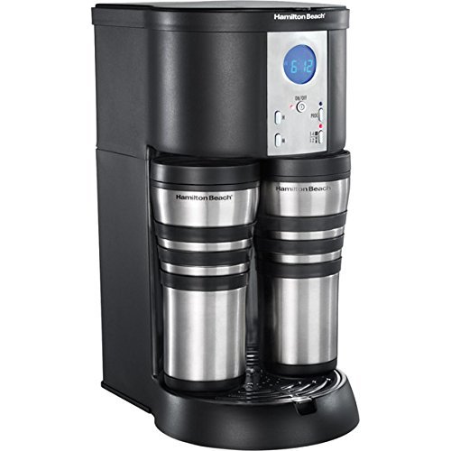 Hamilton Beach Stay or Go Custom Pair 10Cup Digital Coffeemaker free
