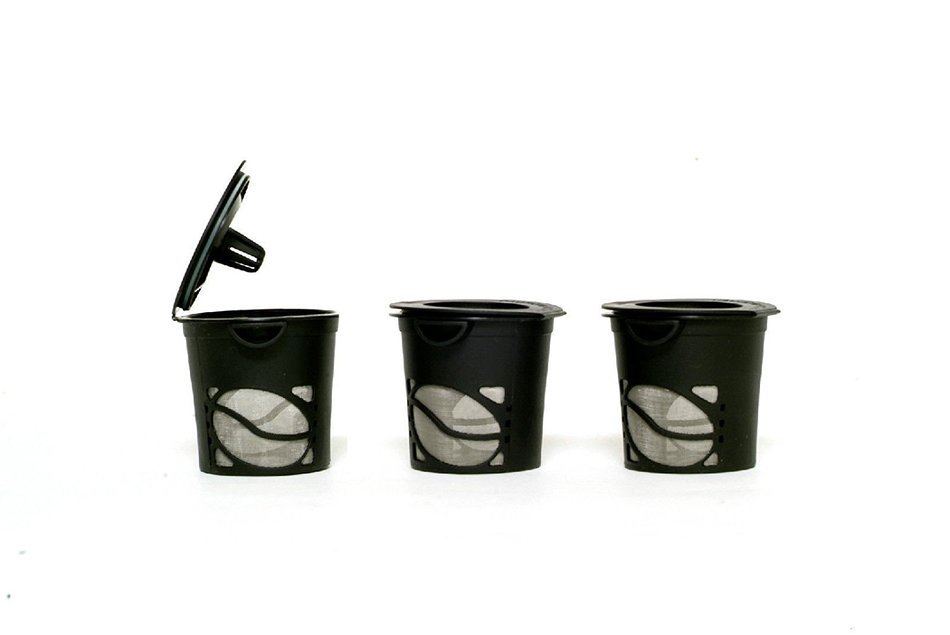 3X Reusable Coffee Pods Handy Gourmet Stainless Steel Mesh Filter Non