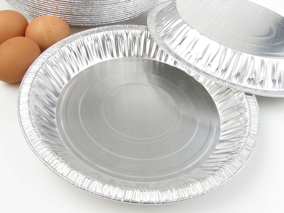 10" Disposable Aluminum Pie Pans 1042 Pack of 12 free image download