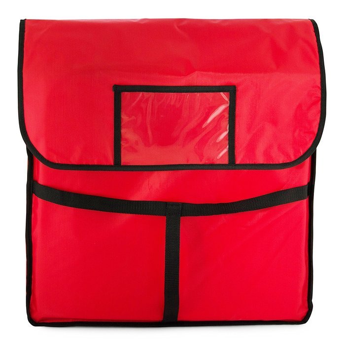 Red Insulated Pizza Pie Delivery Bag Fits two 18" Pizza Boxes 20 x