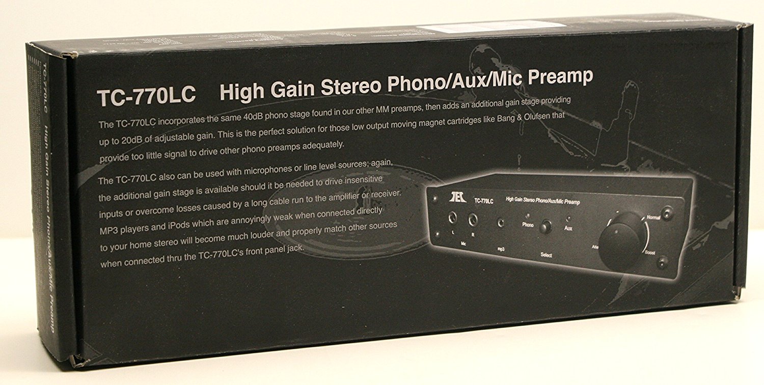 Technolink TC770LC High Gain Phono/Mic/Aux Preamp, Premium High Output