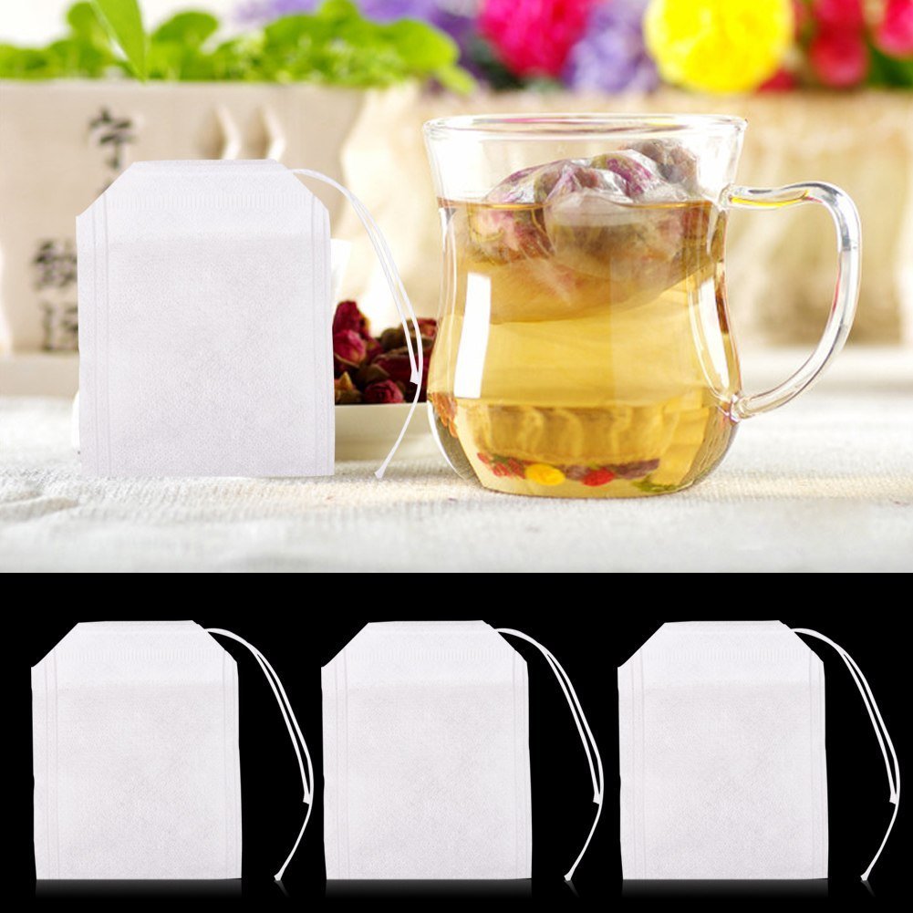 Tea Bag Holder Heat Seal Empty String Nonwoven Teabags Filter Paper