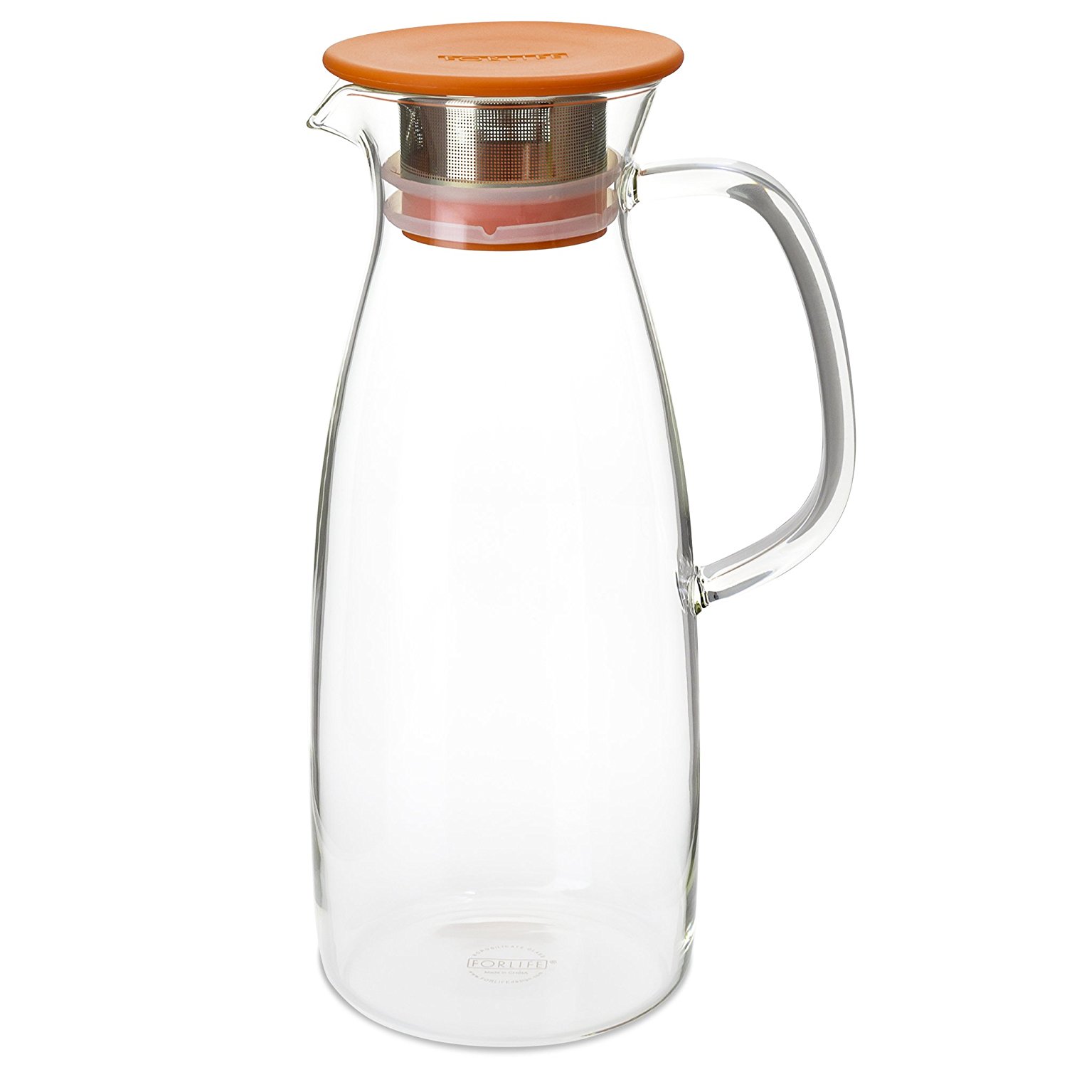 FORLIFE Mist Glass Ice Tea Jug , 50Ounce, Red N14 free image download