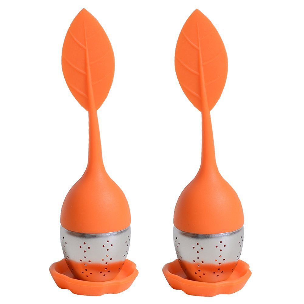 Chichic Silicone Loose Tea Infuser Set, Cute Strainer, Steeper with