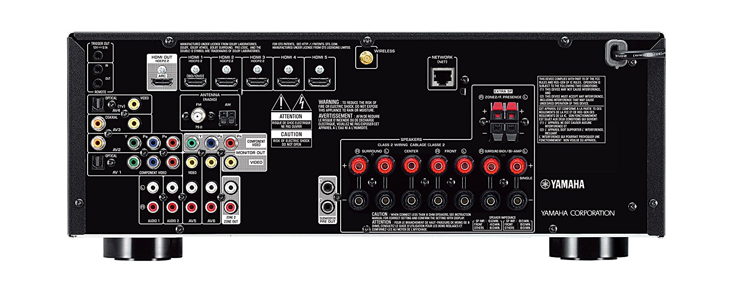 Yamaha RX-V679-R 7.2-Channel MusicCast AV Certified Refurbished