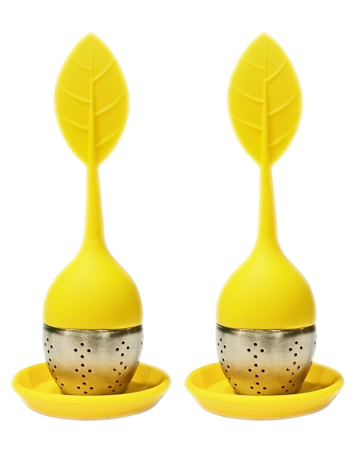 AKOAK Set of 2 Premium Food Grade Silicone and Stainless Steel Ball