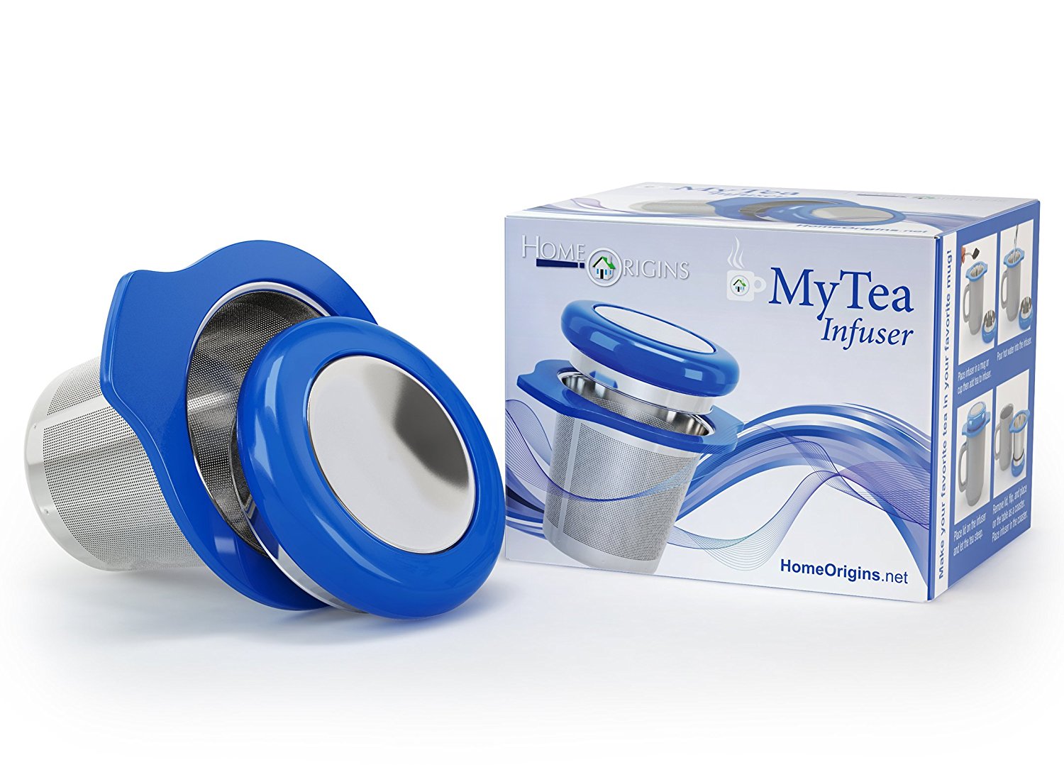 MyTea Infuser Ultra Fine Loose Leaf Tea Infuser with Lid Large