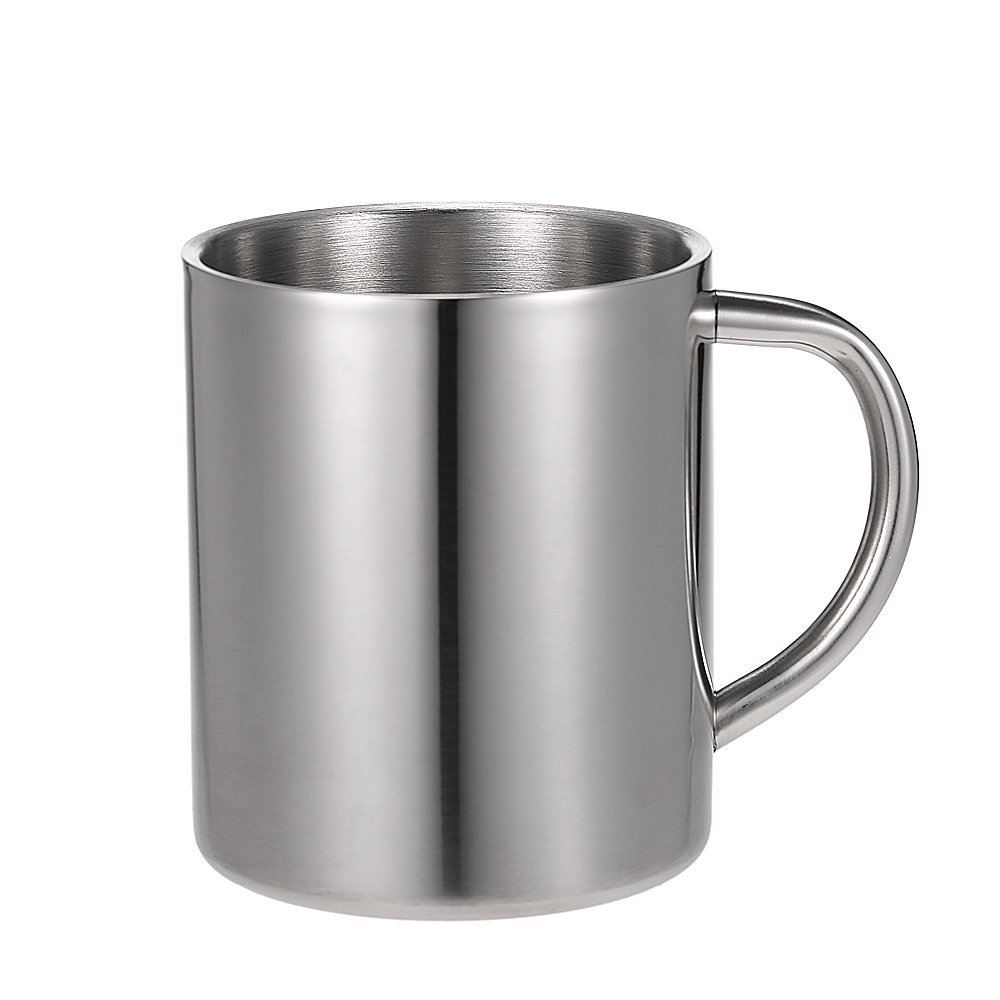 Backpacking mug DoubleWall Stainless Steel Drinking Coffee Tea Cup Tub