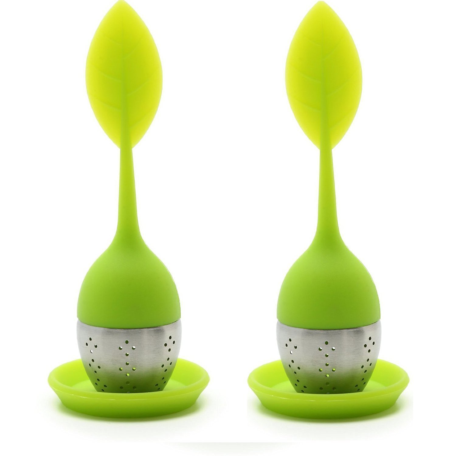 Chichic Silicone Loose Tea Infuser Set, Cute Strainer, Steeper with