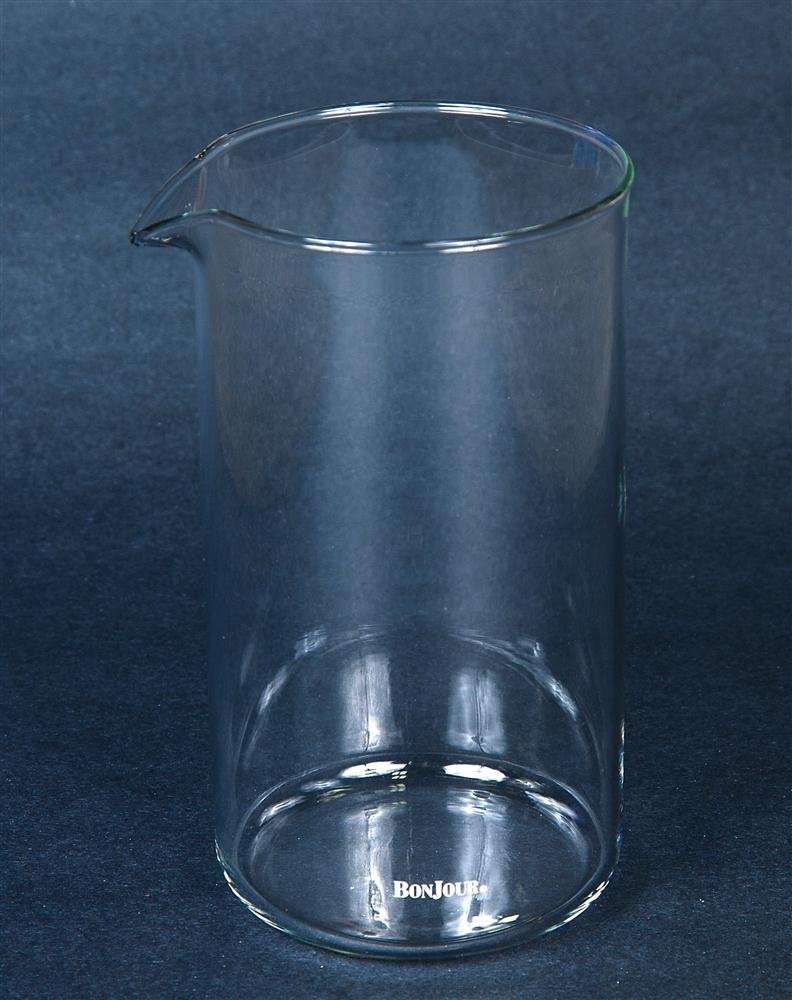 BonJour(r) Coffee Universal French Press Replacement Glass Carafe, 33.8