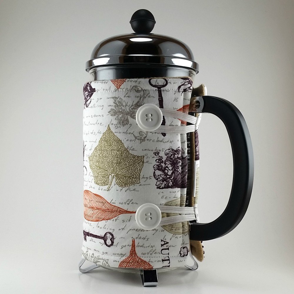 Autumn Leaves, French Press Cozy, 8 Cup Cafetiere Cosy N4 free image download