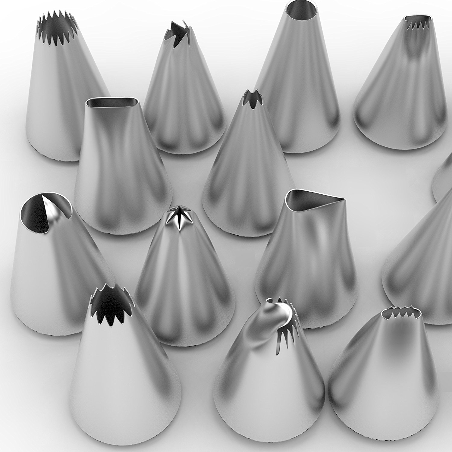 25Piece Cake Decorating Kit Includes Reusable 15in Silicone Pastry Bag