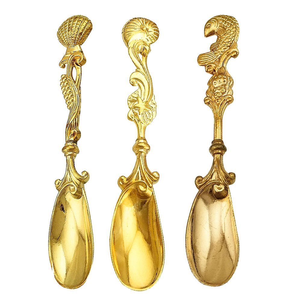 Retro Creative 3pieces Teaspoons Coffee Scoops Stirring Spoons Sugar