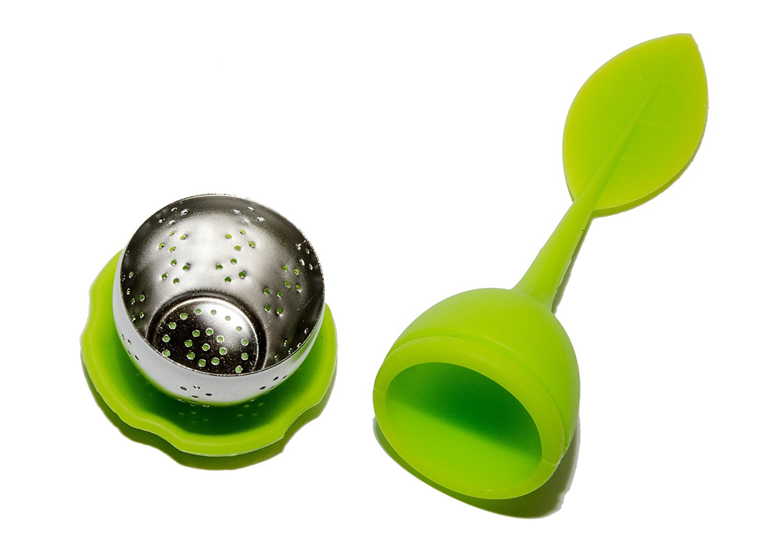 Starixx Tea Infuser Loose Leaves Strainer Steeper Herbal Brewer Set of 5 Assorted Colors