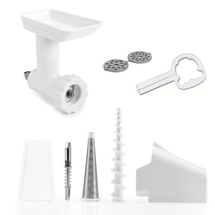 KitchenAid Food Grinder and Fruit/Vegetable Strainer Set N3 free image