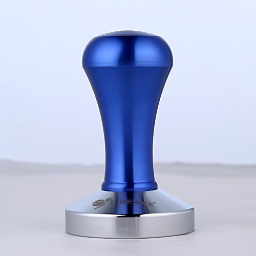 SMKF Coffee Tamper Machine 57.5mm Diameter Stainless Steel Flat Base