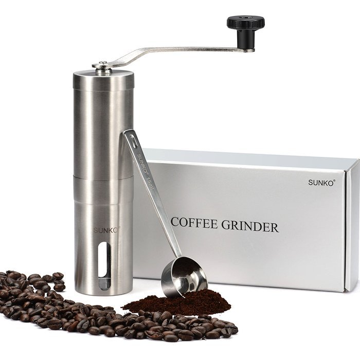 SUNKO Coffee Grinder Manual Coffee Mill&Burr Grinder N2 free image download
