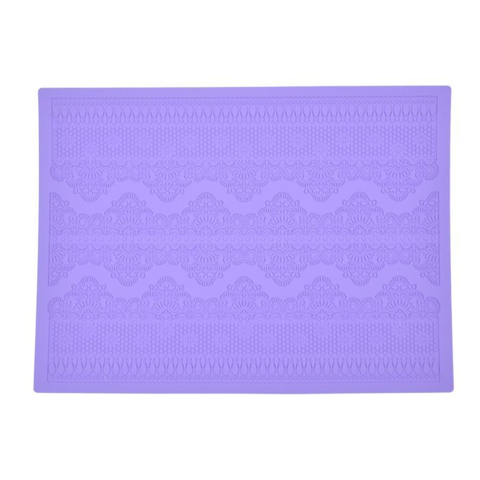 Inkint Fondant Cake Decorating Tools Silicone Border Decoration Pad