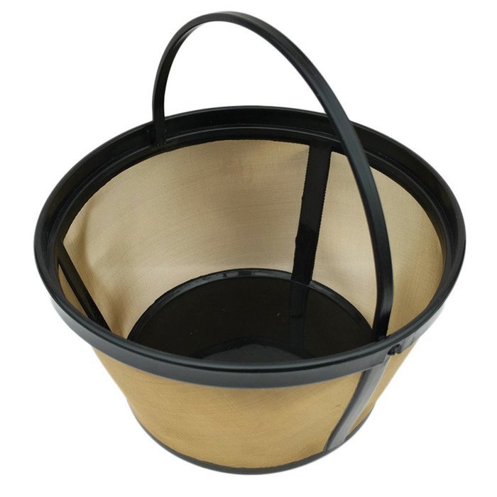 Nontoxic Basket Gold Tone Permanent Coffee Filter For Mr. Hamilton 8