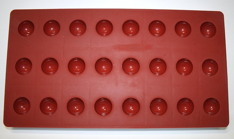 Silicone Small Half Sphere Mold 24 Cavities 12 1/2" L x 7" W free image download