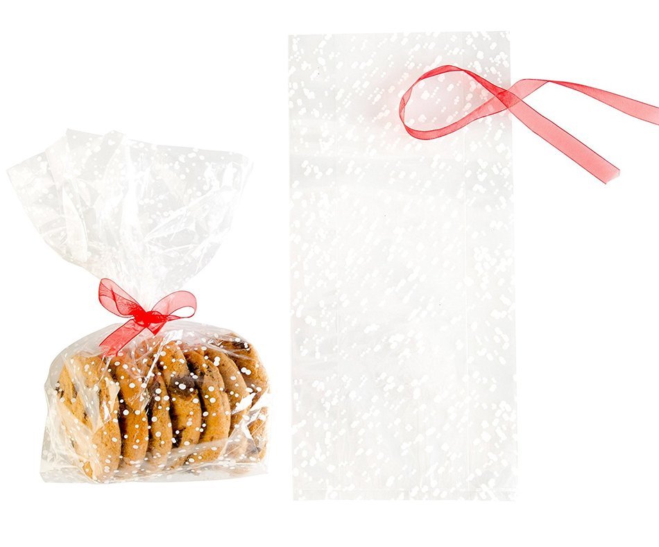 StarPack Premium Cellophane Treat Bags, Party Favor Bags, Christmas