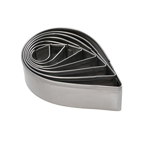 7Pcs Kitchen Baking Mold Fondant Party Wedding Decor Rose Petal Cookie