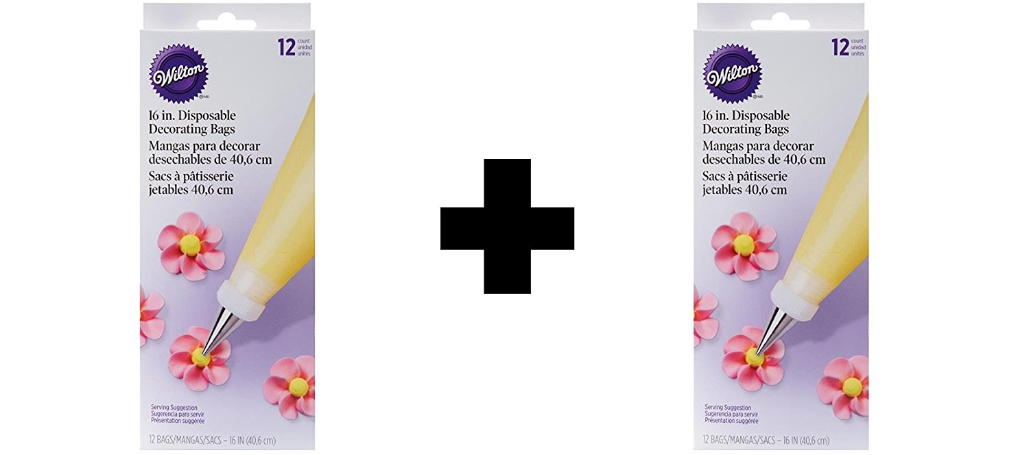 Wilton Disposable Decorating Bags, 12Inch, 100Pack N3 free image download