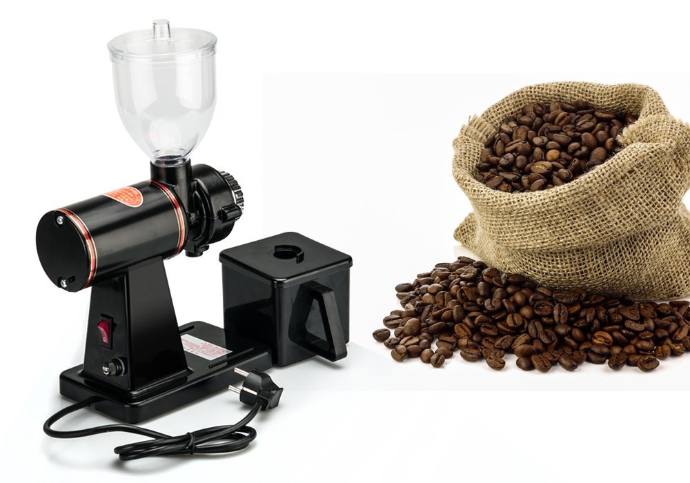 Electric Coffee Bean Grinder 150W, 1 Litre Bean Capacity, 16 Grinding