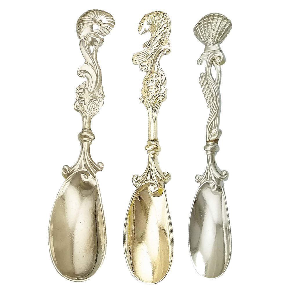 Retro Creative 3pieces Teaspoons Coffee Scoops Stirring Spoons Sugar