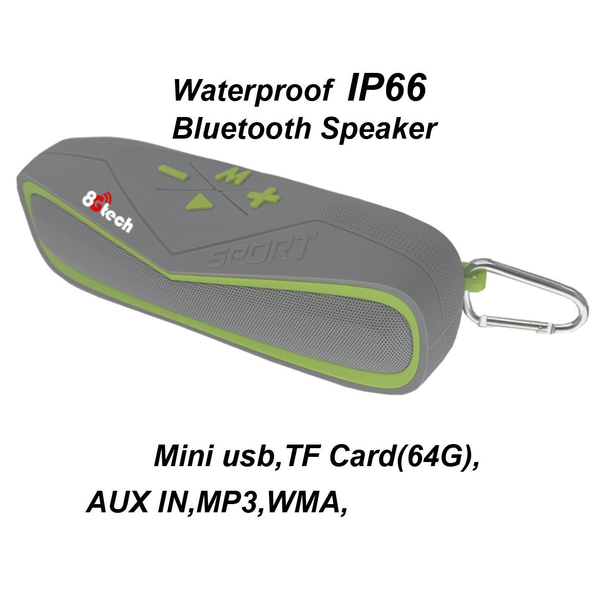 Waterproof Wireless Bluetooth 4.0 Outdoor Speaker Marine and Waterproof