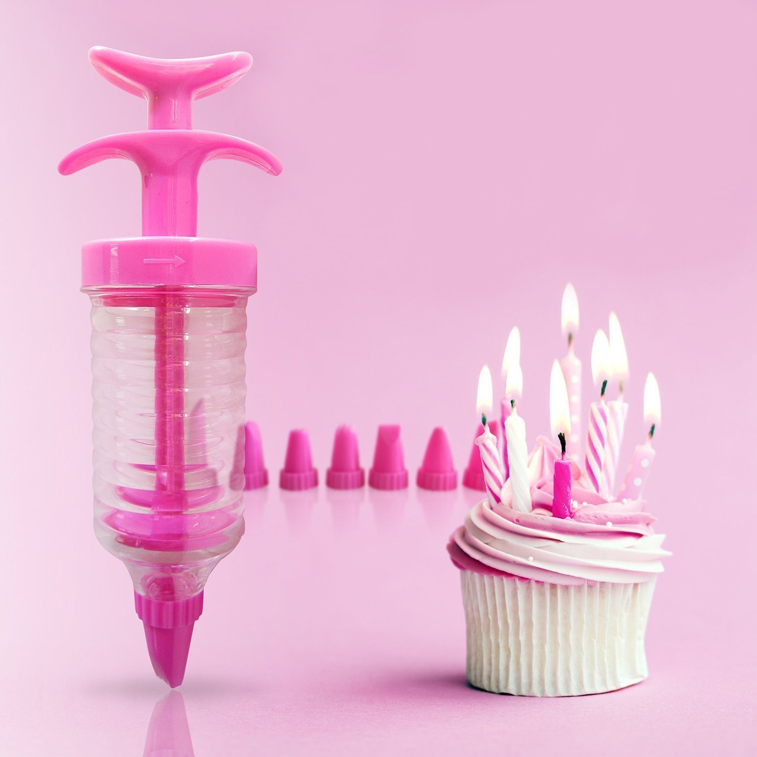 Cake Decorating Kit Set of 9 Icing Tips for Baking Supplies Perfect