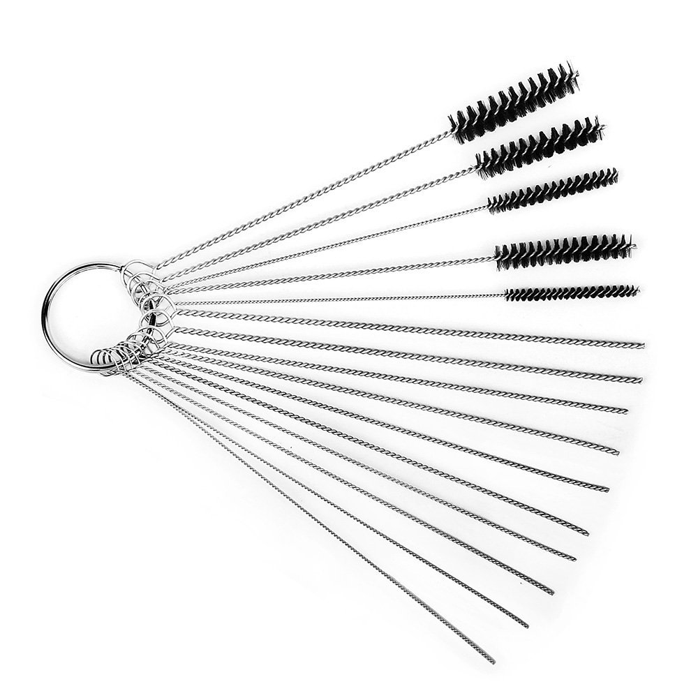 Anntlent 4 Inch Nylon Tube Brush Cleaning Set Carburetor Carbon Dirt