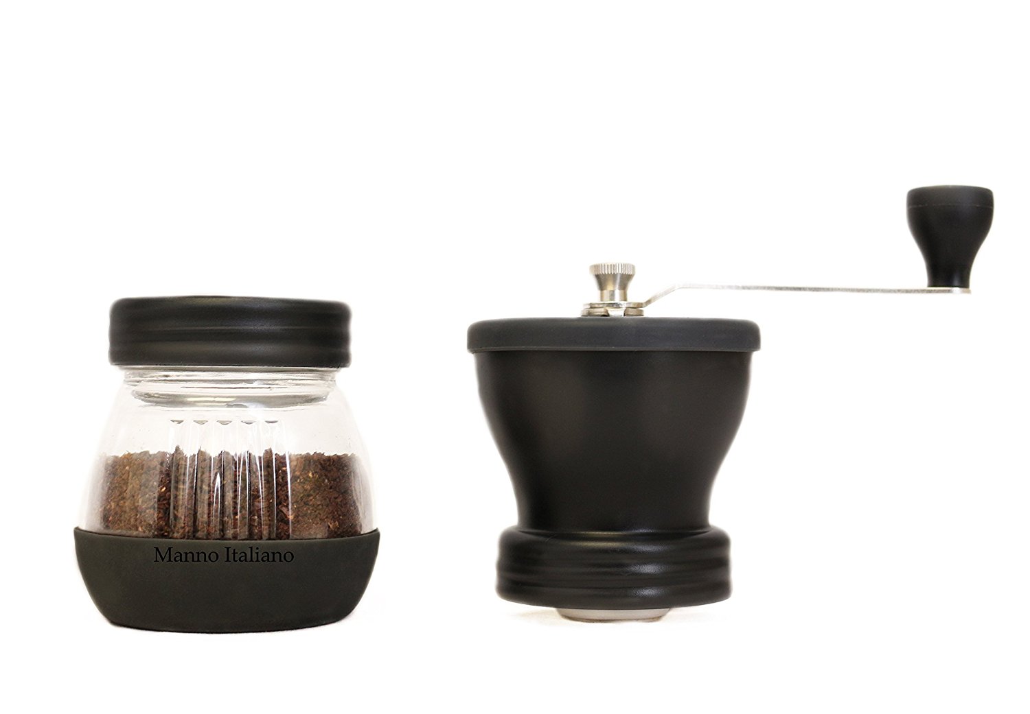 Manual Coffee Grinder Adjustable Ceramic Burr Grinders with Hand