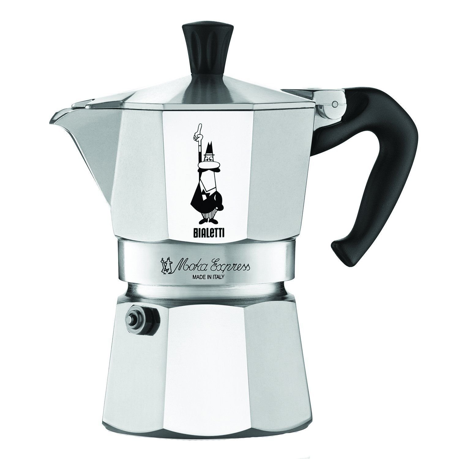 (Ship from USA) Bialetti 3 Cup Moka Express Stovetop Espresso Coffee