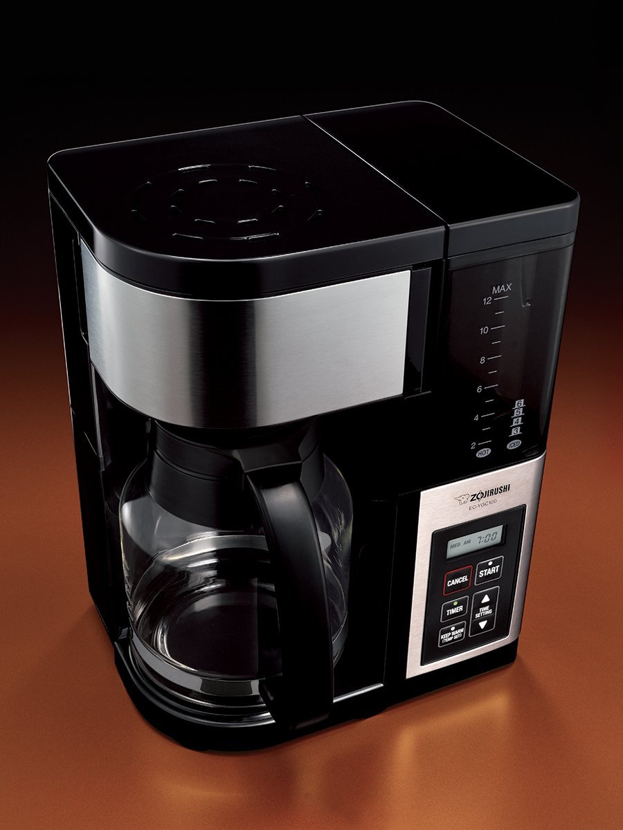 Zojirushi ECYGC120 Fresh Brew Plus 12Cup Coffee Maker, Stainless