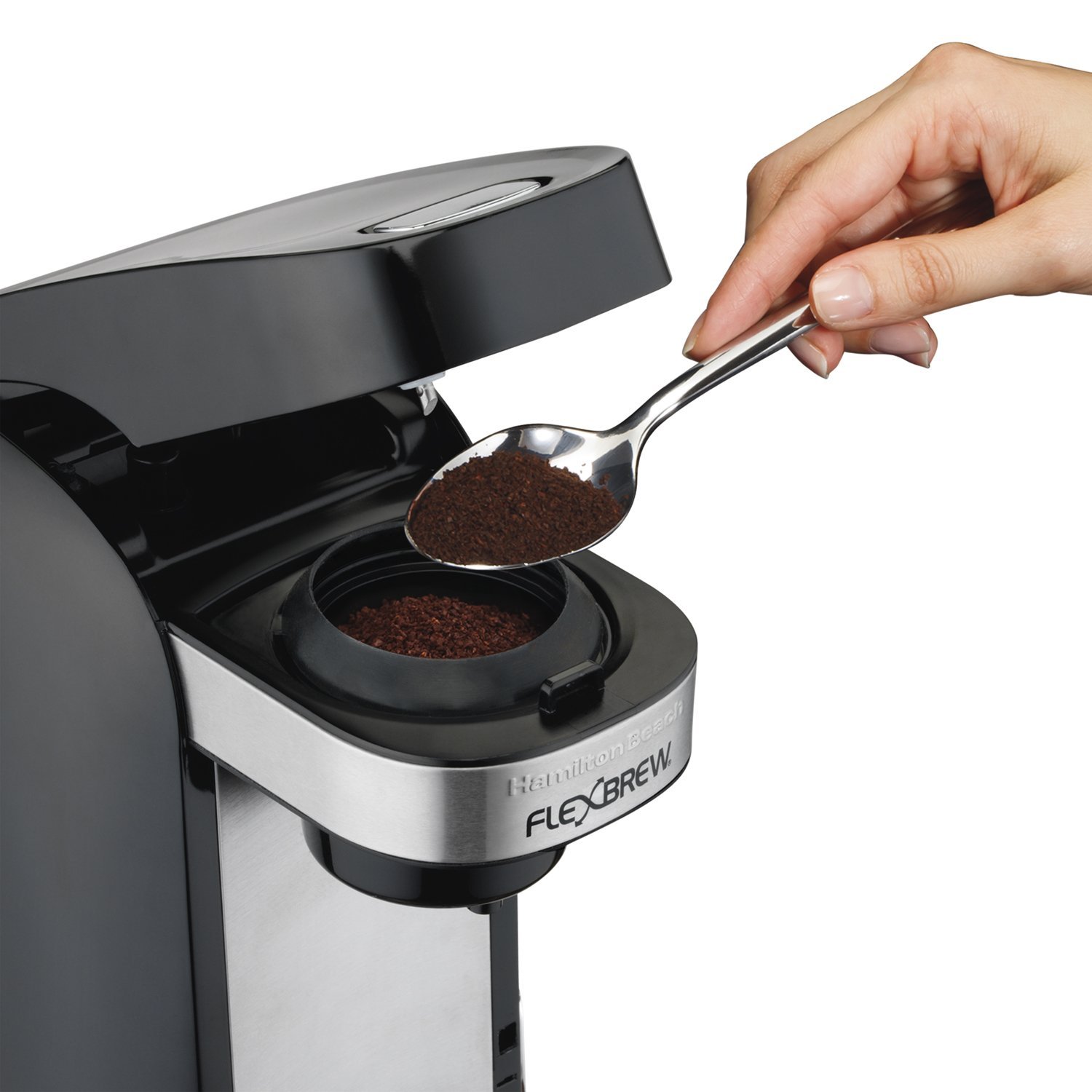 Hamilton Beach Single Serve Coffee Maker, Flexbrew (49997) N4 free image download