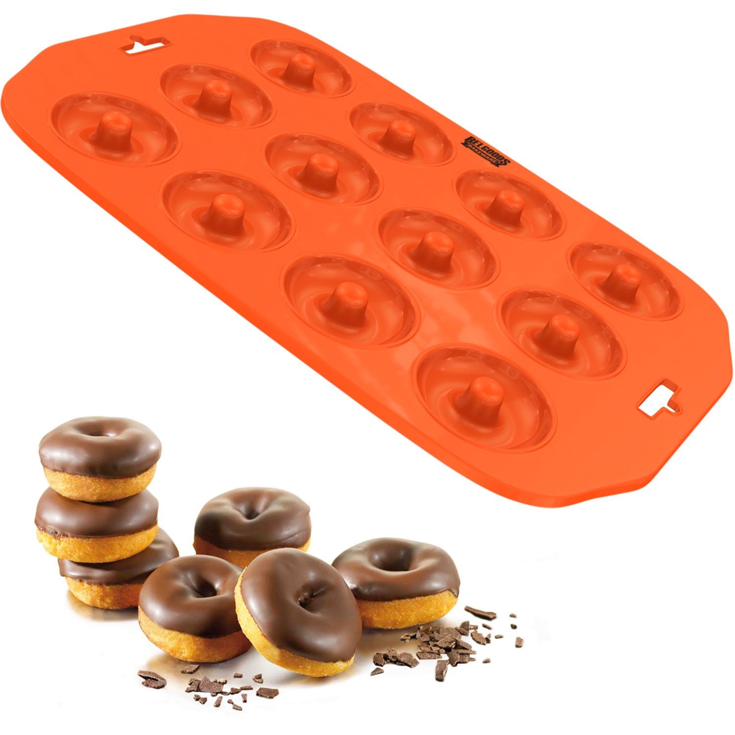 Silicone Mini Donut Maker Baking Pan Tray 12 Holes Pure Food Grade