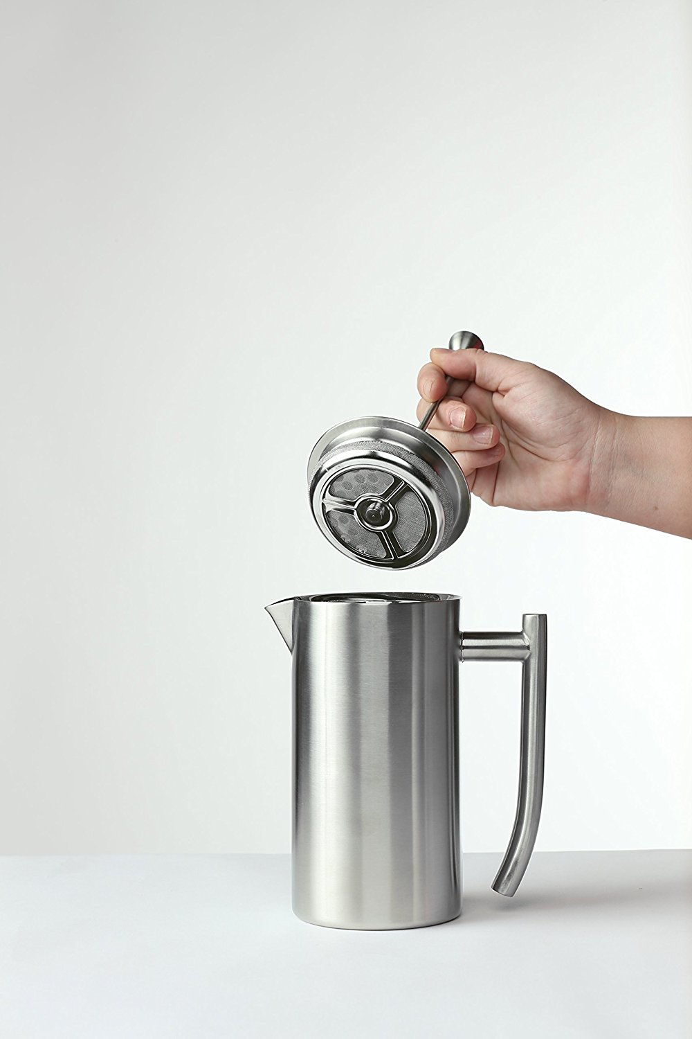 Frieling USA Double Wall Stainless Steel French Press Coffee Maker with