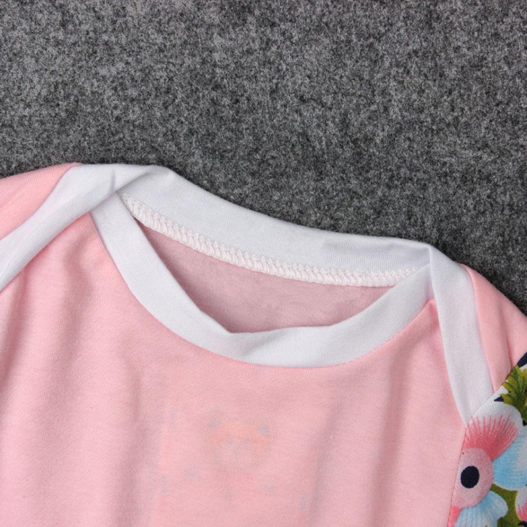 Clothes Set ,BeautyVan Newborn Baby Floral Print Long Sleeve Tops