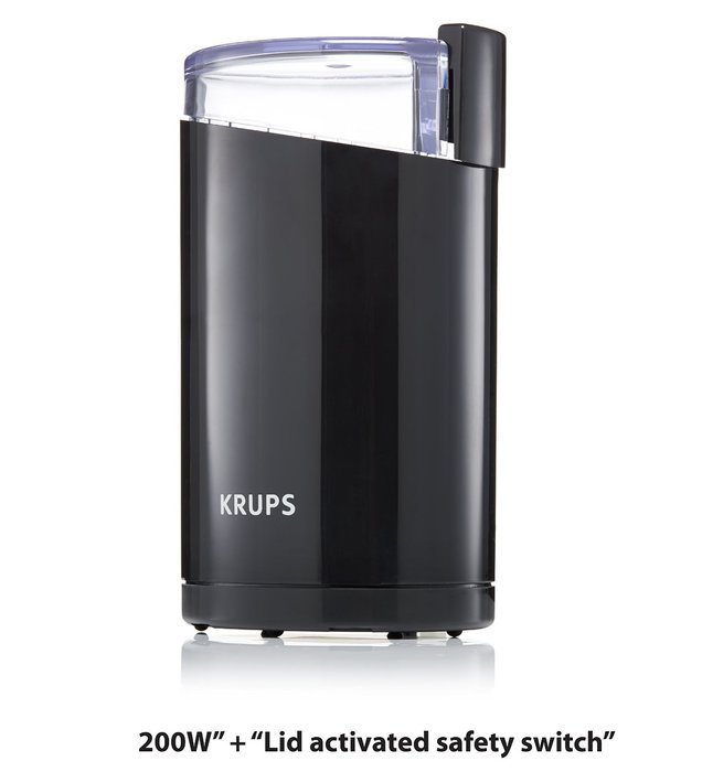 KRUPS F203 Electric Spice and Coffee Grinder with Stainless Steel