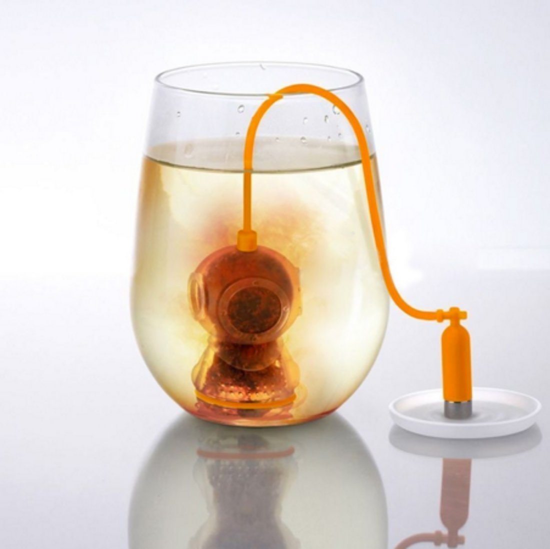 Deep Diver Tea Infuser BPAFree Silicone Scuba Diving Loose Leaf