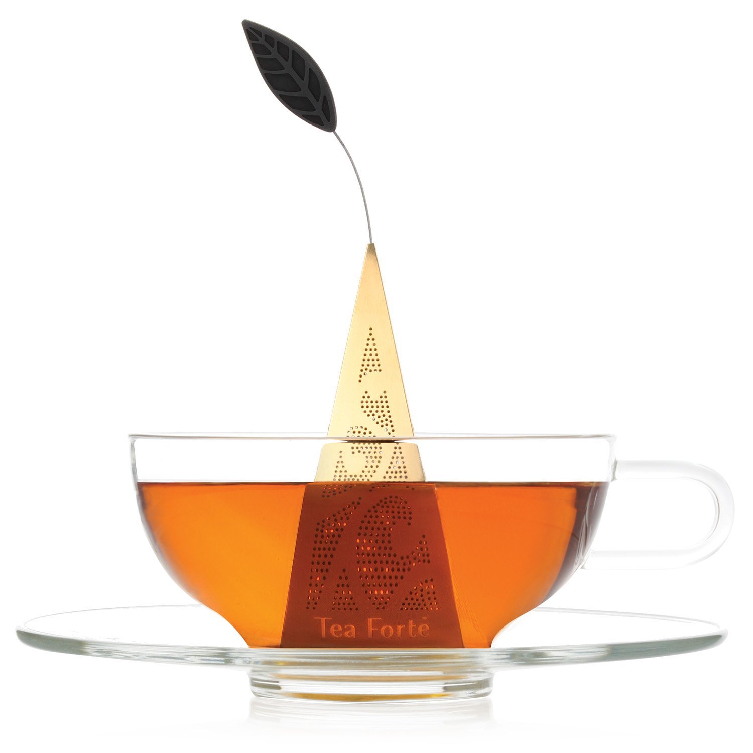 NEW Tea Forte Icon Au Gold Loose Tea Infuser free image download