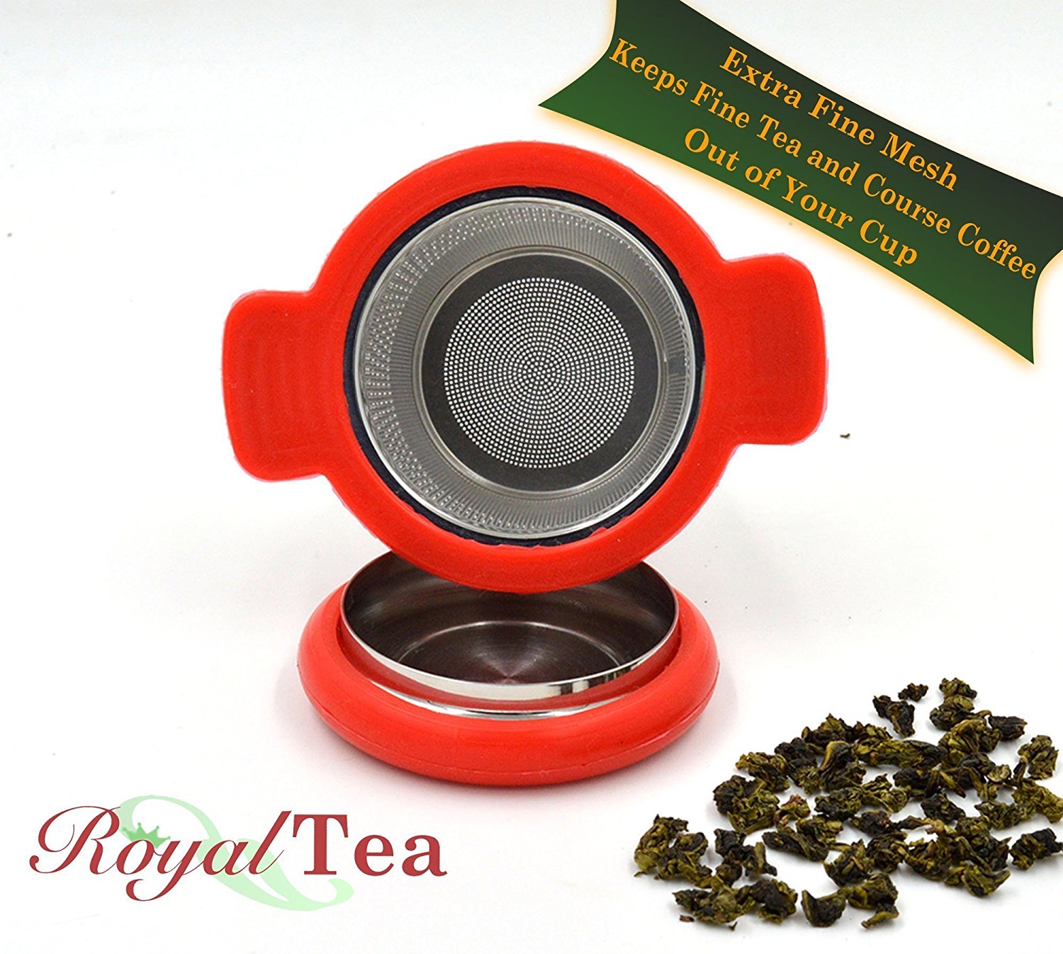 RoyalTea Tea Infuser with Large Extra Fine Tea Filter for Teapots