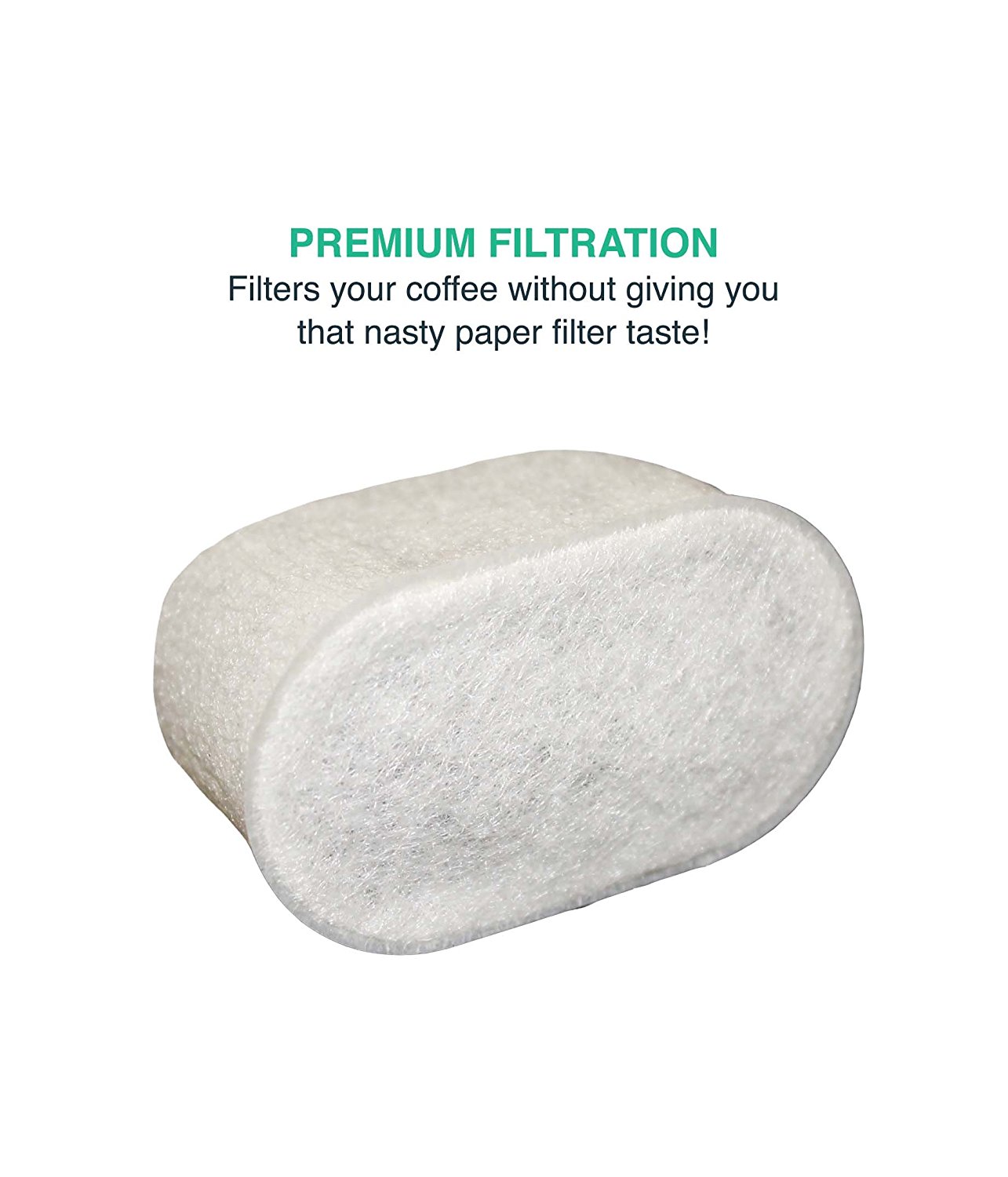 6 Keurig Charcoal Water Filters, Fits Keurig Single Cup Brewing Systems