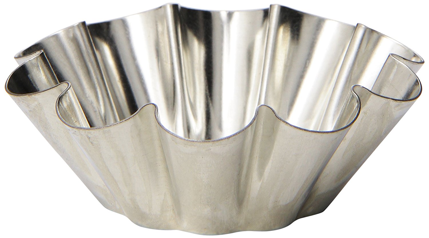 Matfer 10Fluted Brioche Mold, 3by11/8Inch, 12Pack free image download