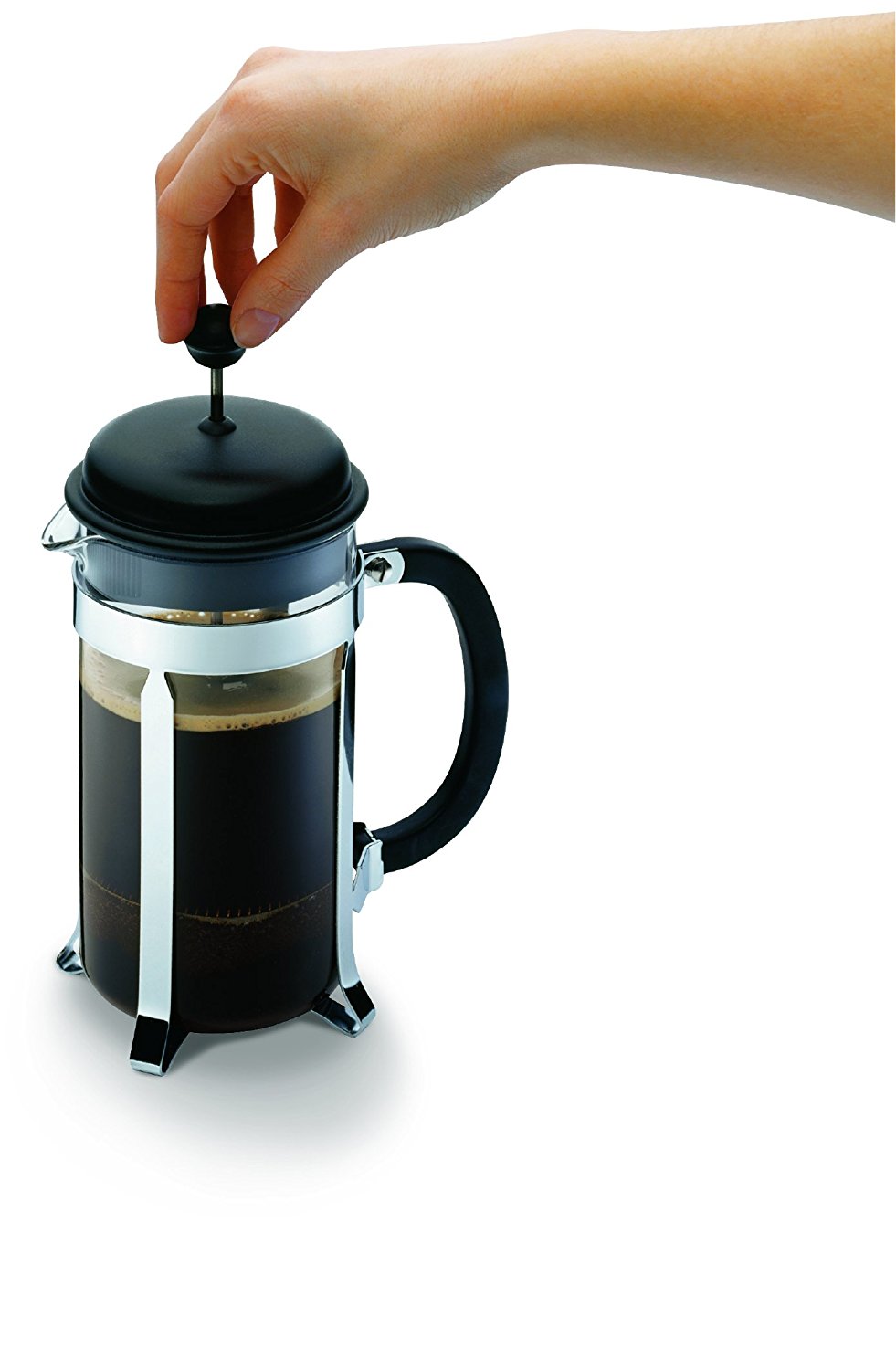 Bodum Chambord French Press Coffee Maker, 12 Espresso Cup, 51oz, Chrome